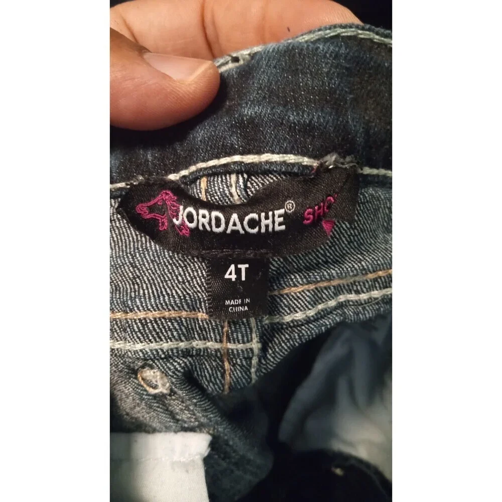 Jordache girls dark‎ wash jean shorts